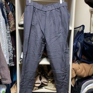 LOFT medium linen pants slightly tapered